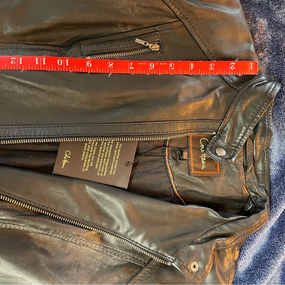 Cole Haan Lambskin Leather Jacket